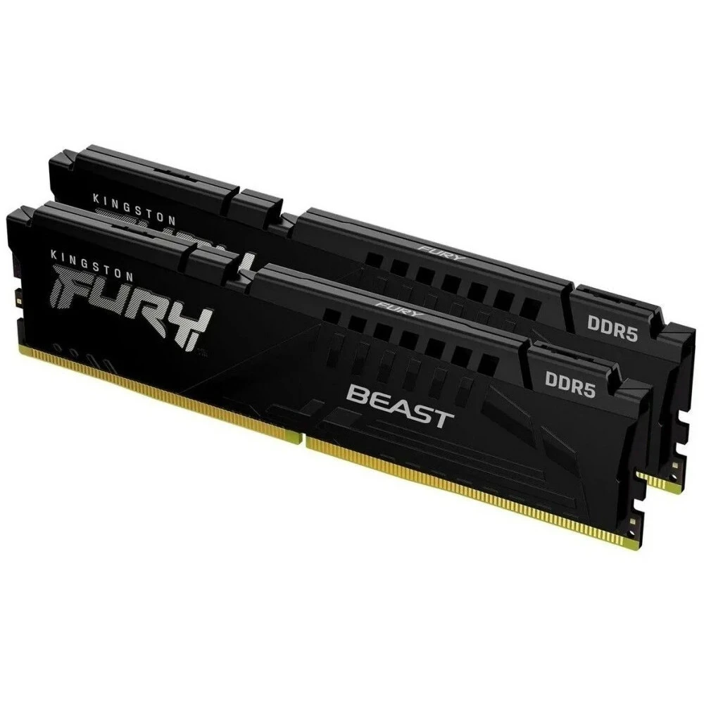 ОЗУ Kingston Fury Beast KF556C40BB2K2-64 DIMM, DDR5, 64 Гб (2 х 32 Гб), 5600 МГц