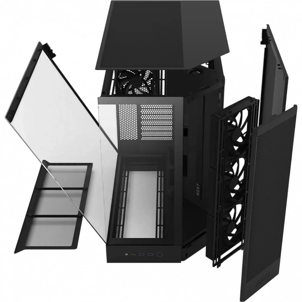Корпус NZXT H9 Flow RGB Black CM-H92FB-R1 Mid-Tower