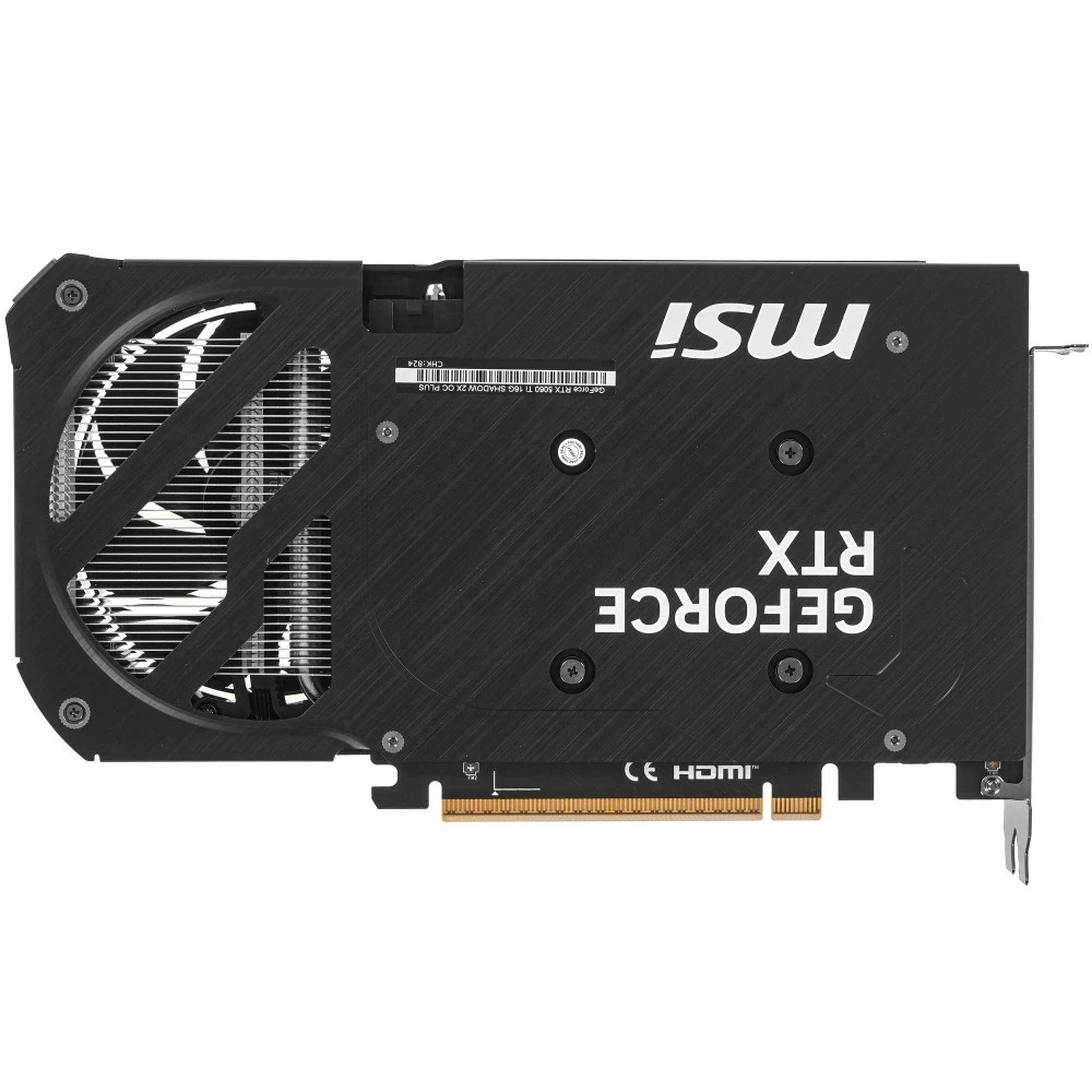 Видеокарта MSI GeForce RTX 5060 Ti SHADOW 2X OC PLUS RTX 5060 Ti 16G SHADOW 2X OC PLUS|| 16 ГБ