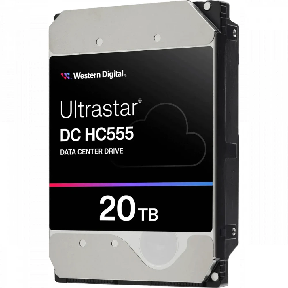 Серверный жесткий диск Western Digital 20Tb SATA-III WD DC HC555 (0B48696) HDD, 3,5 LFF, 20 ТБ, SATA