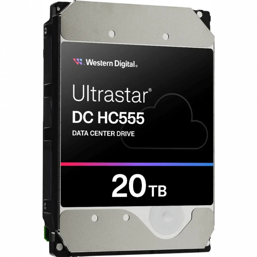 Серверный жесткий диск Western Digital 20Tb SATA-III WD DC HC555 (0B48696) HDD, 3,5 LFF, 20 ТБ, SATA