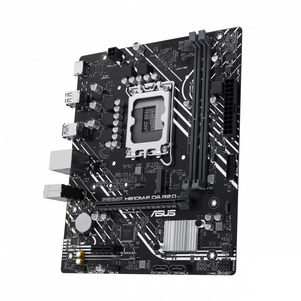 Материнская плата Asus PRIME H610M-F D4 R2.0 Micro-ATX, LGA 1700