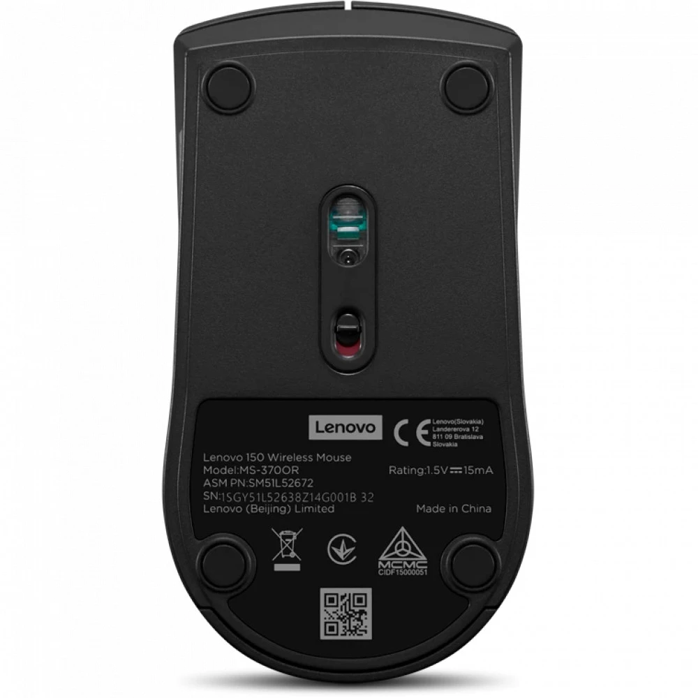 Мышь Lenovo 150 Black GY51L52638