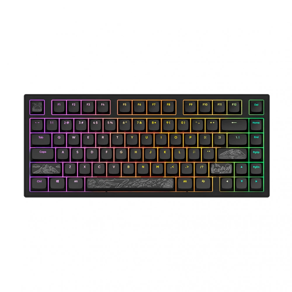 Клавиатура Dark Project Project ALU81A Terra Nostra Black DPKB_NOSTRA_81_ANSI_BLACK Проводная, USB