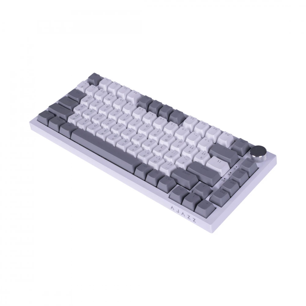 Клавиатура Ajazz AK820 AK820 RED SWITCH WHITE BACKLIT (GRAY-WHITE) Проводная, USB