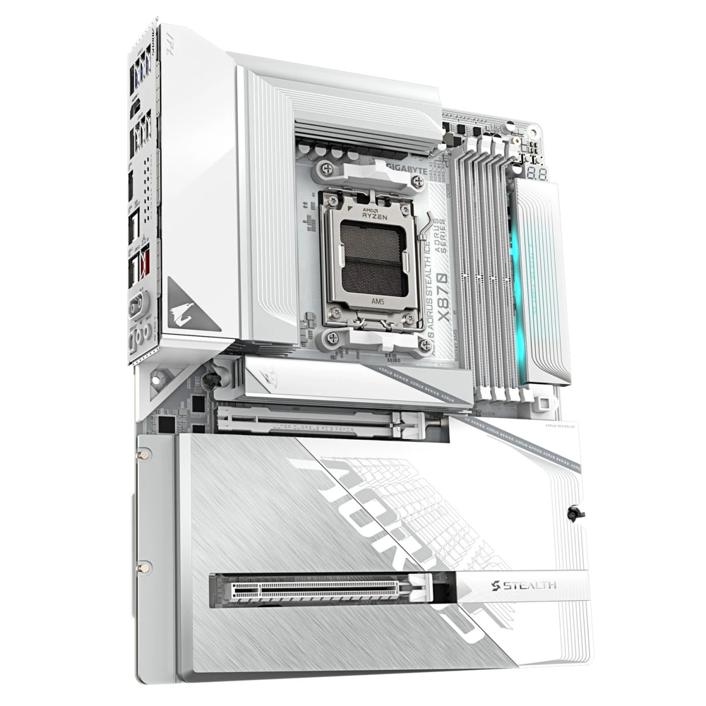 Материнская плата Gigabyte X870 AORUS STEALTH ICE ATX, AMD AM5