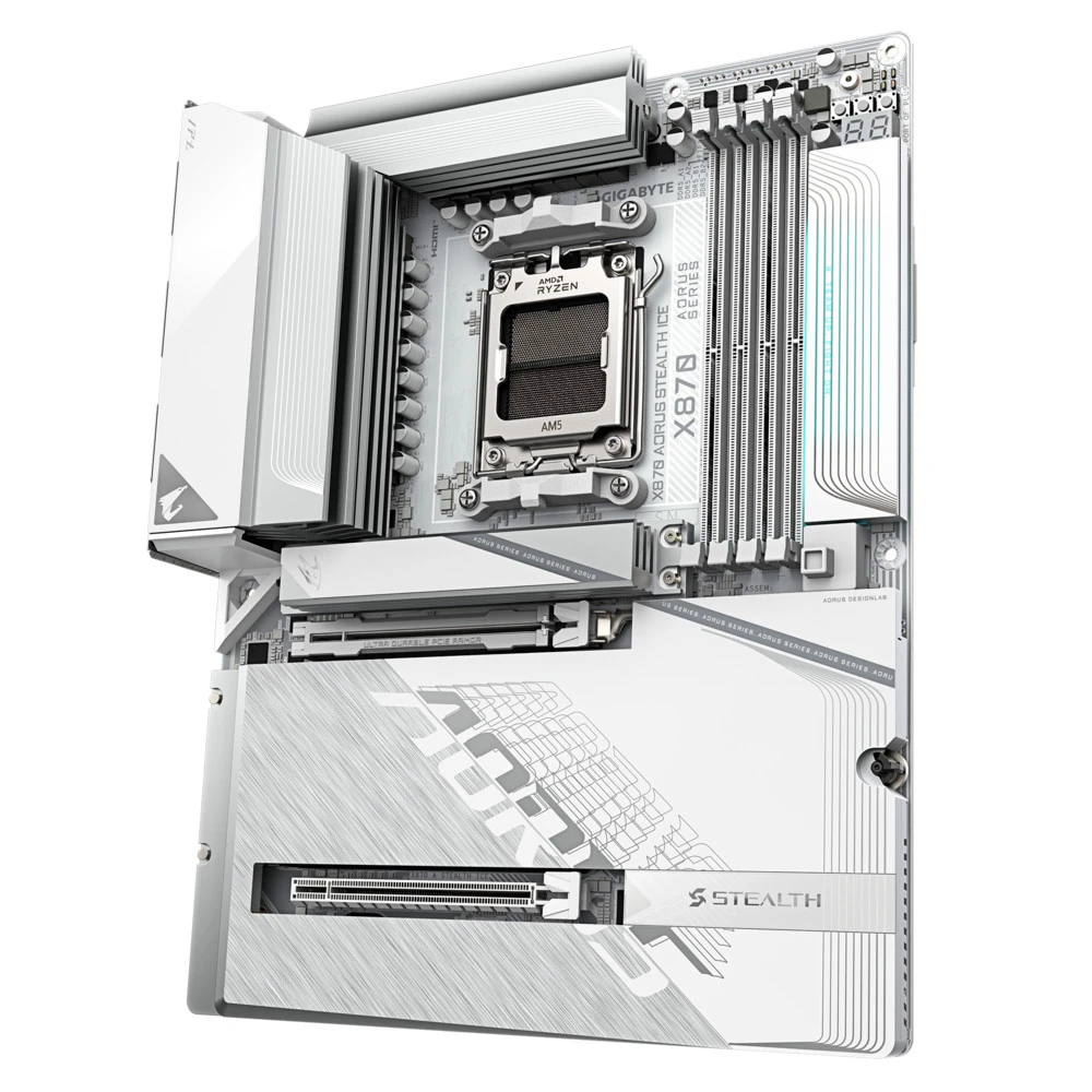 Материнская плата Gigabyte X870 AORUS STEALTH ICE ATX, AMD AM5