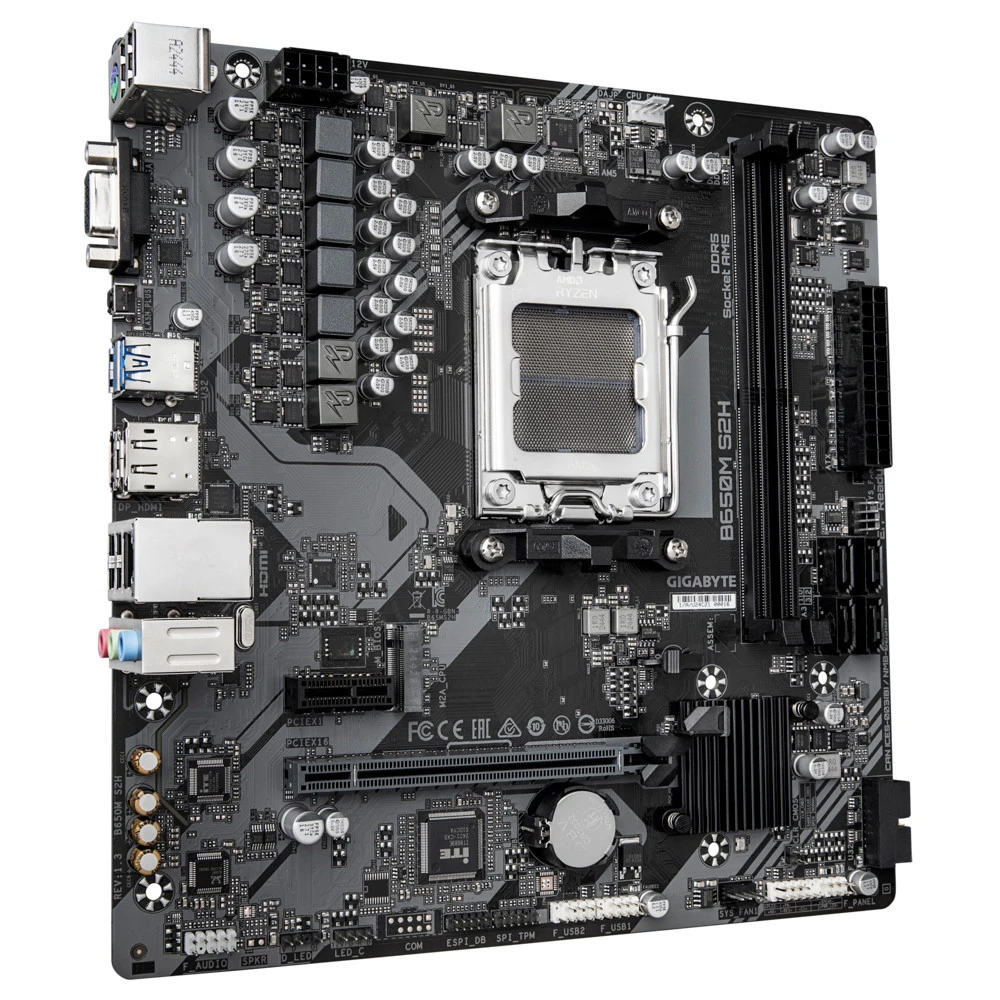 Материнская плата Gigabyte B650M S2H B650M S2H (REV1.4) Micro-ATX, AMD AM5
