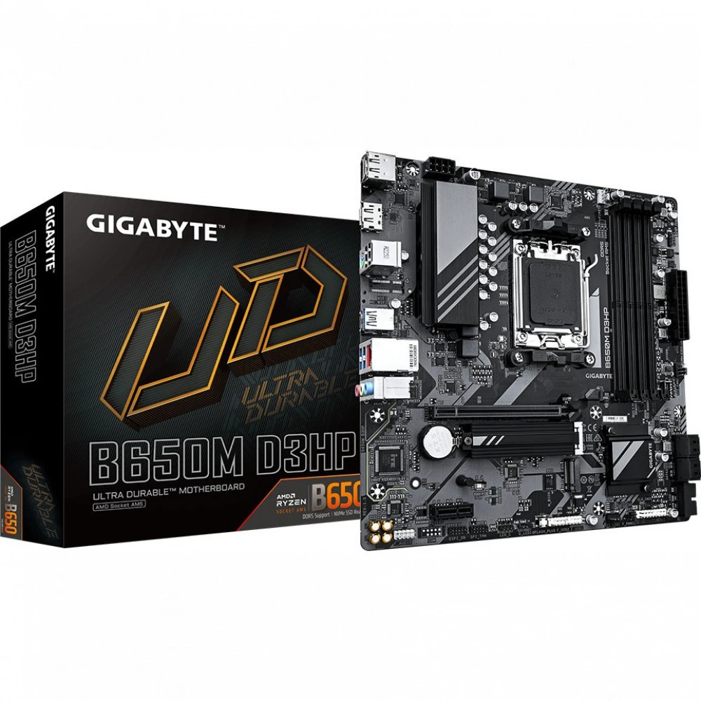 Материнская плата Gigabyte B650M D3HP B650M D3HP 1.3 Micro-ATX, AMD AM5
