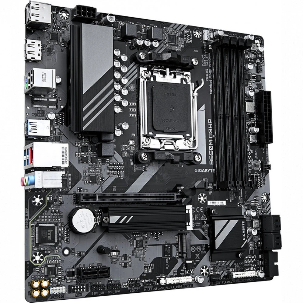 Материнская плата Gigabyte B650M D3HP B650M D3HP 1.3 Micro-ATX, AMD AM5