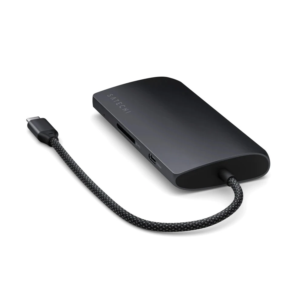 Док-станция Satechi USB-C Multiport Adapter V3 Midnight ST-P8KED