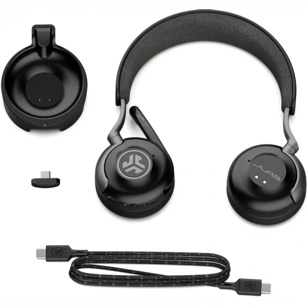 Наушники Jlab Epic Work ANC Wireless Duo HBEPICWORKRBLK63