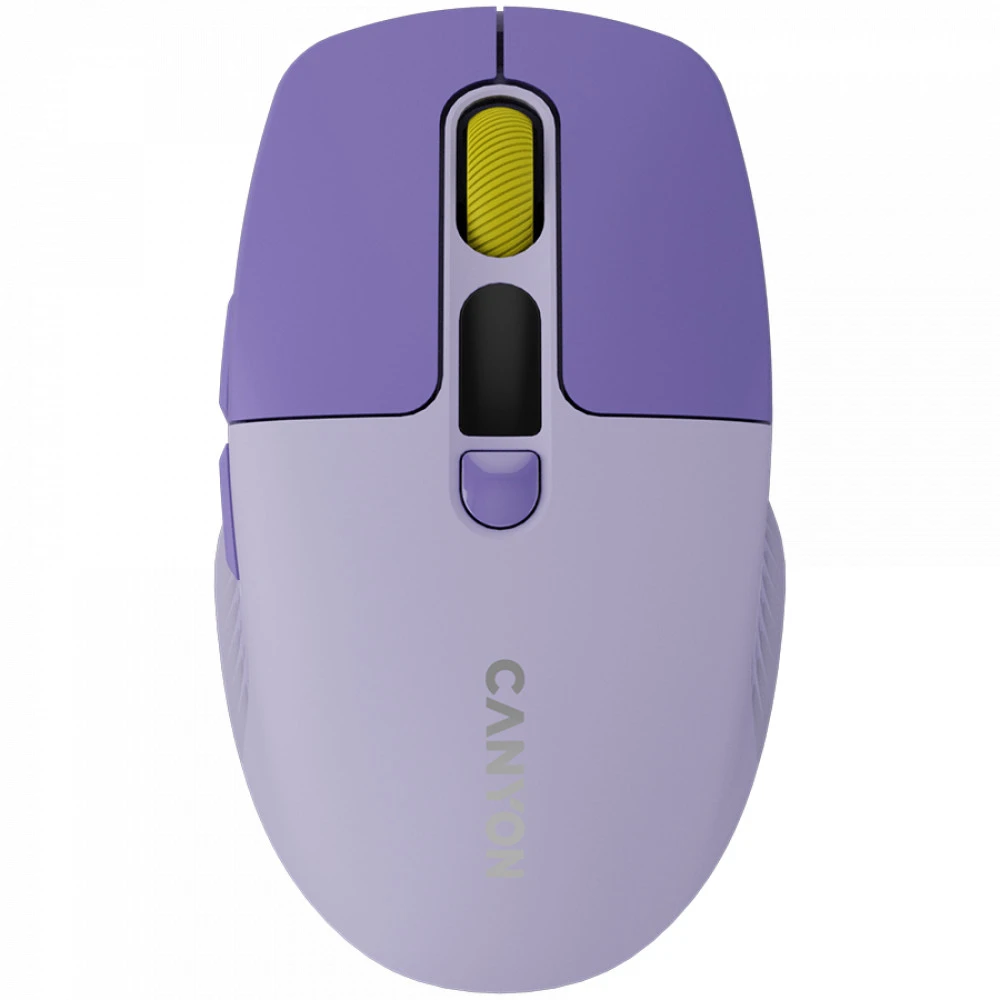 Мышь Canyon MW-26 LCD Silent Dual Mode Wireless Violet CNS-CMSW26V
