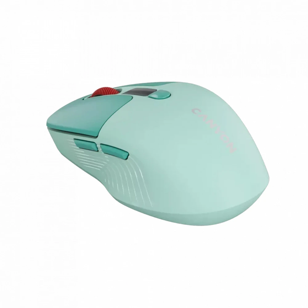 Мышь Canyon MW-26 LCD Silent Dual Mode Wireless Green CNS-CMSW26GR