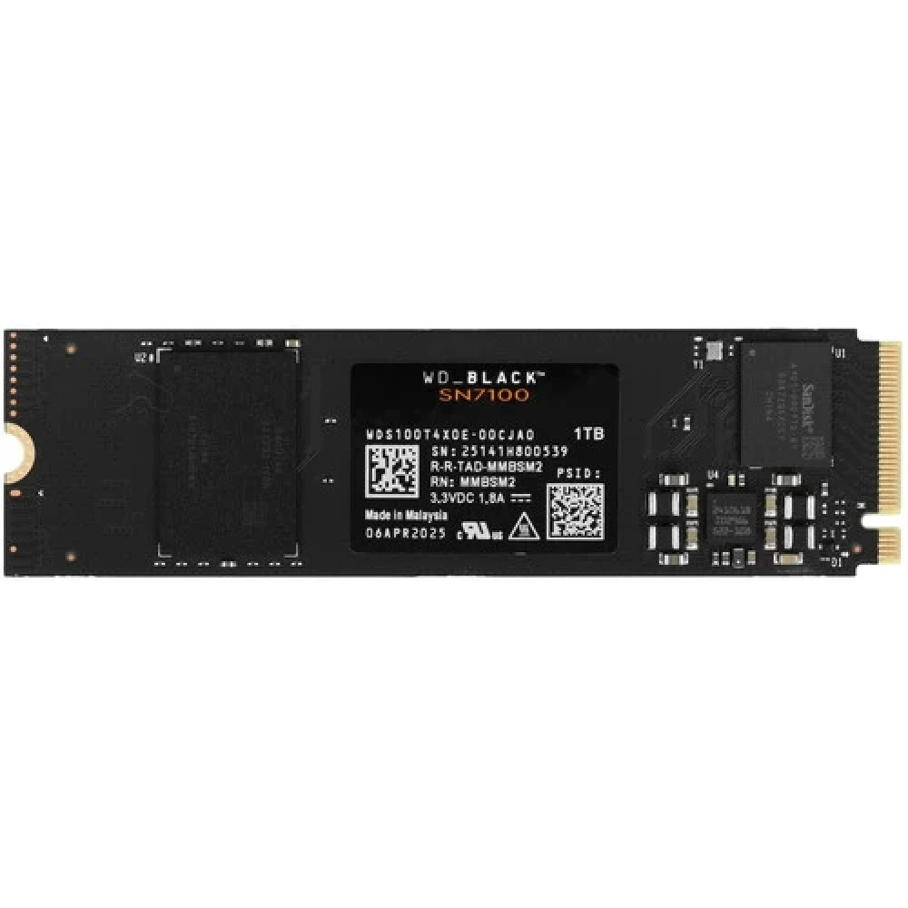 Жесткий диск Western Digital WDS100T4X0E SSD (твердотельные), 1 ТБ, M.2, PCIe