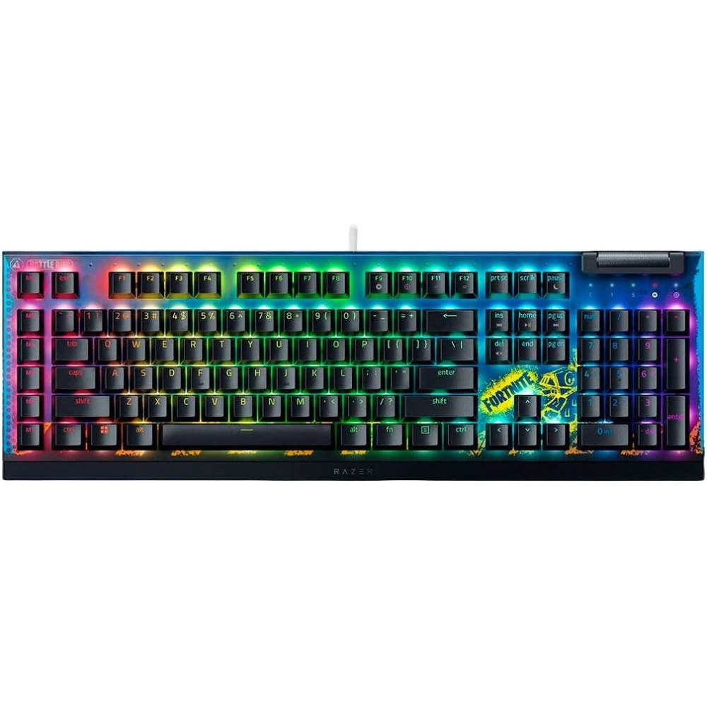 Клавиатура Razer BlackWidow V4 X (Yellow Switch) Fortnite Edition RZ03-04703600-R3M1 Проводная, USB