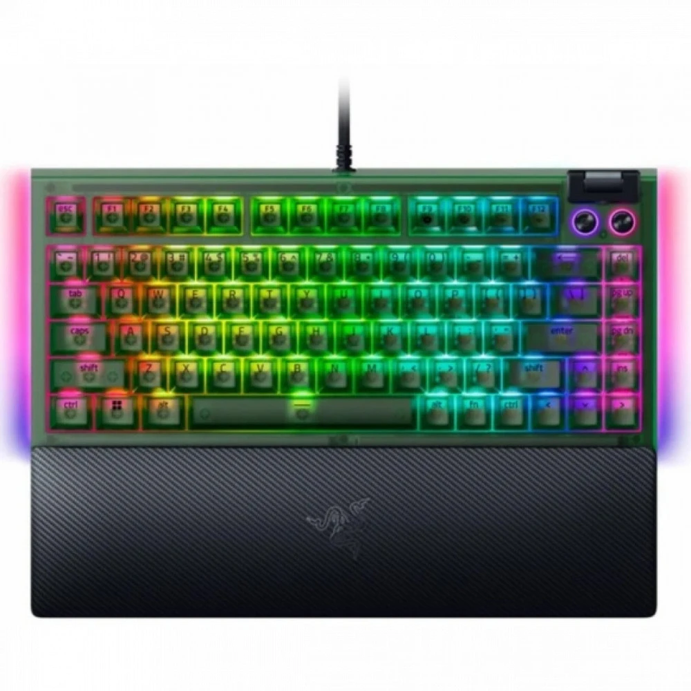 Клавиатура Razer BlackWidow V4 75% (Orange Switch) Phantom Green Edition RZ03-05003300-R3M1 Проводная, USB