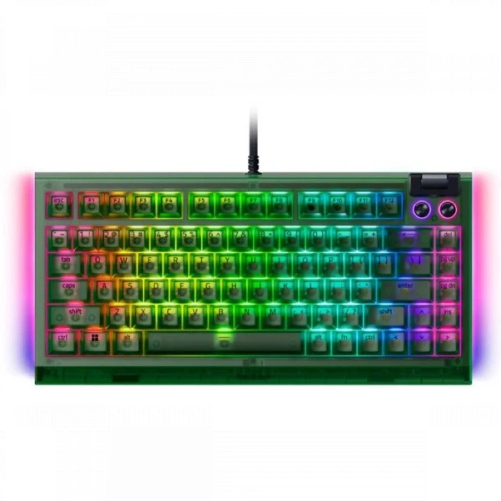 Клавиатура Razer BlackWidow V4 75% (Orange Switch) Phantom Green Edition RZ03-05003300-R3M1 Проводная, USB