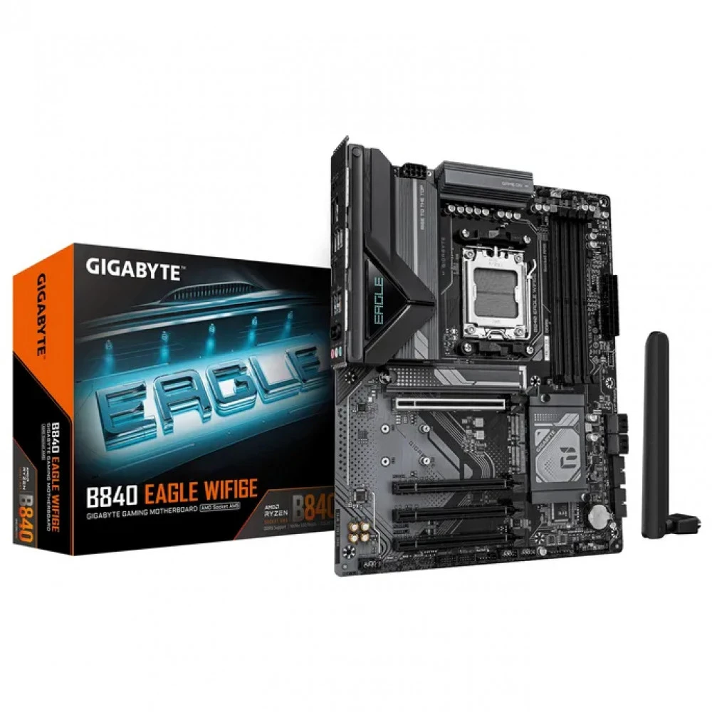 Материнская плата Gigabyte B840 EAGLE WIFI6E ATX, AMD AM5