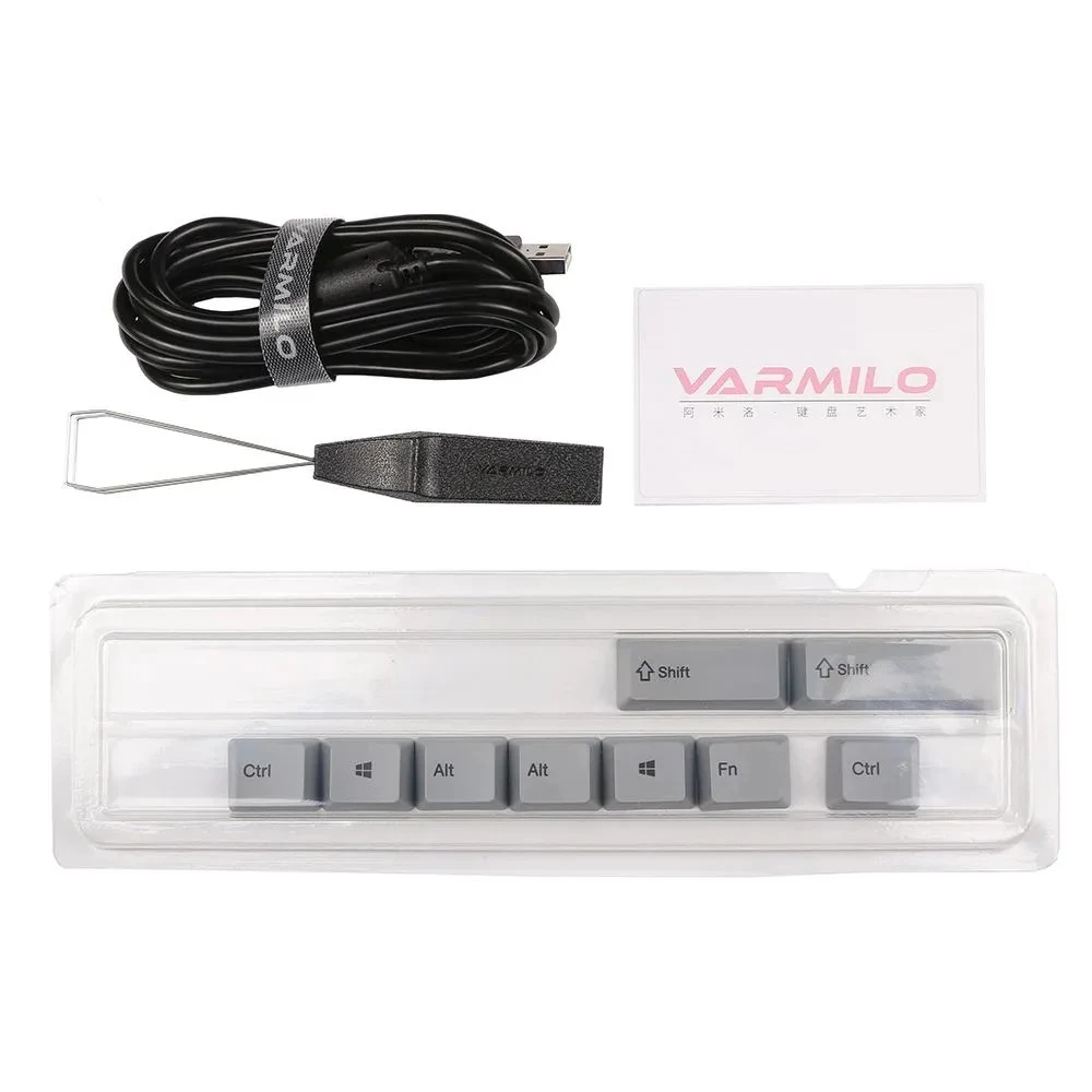 Клавиатура Varmilo CMYK, VPM108, Varmilo EC V2 Sakura, Wired, Gaming, Black, USB 306832 Проводная, USB