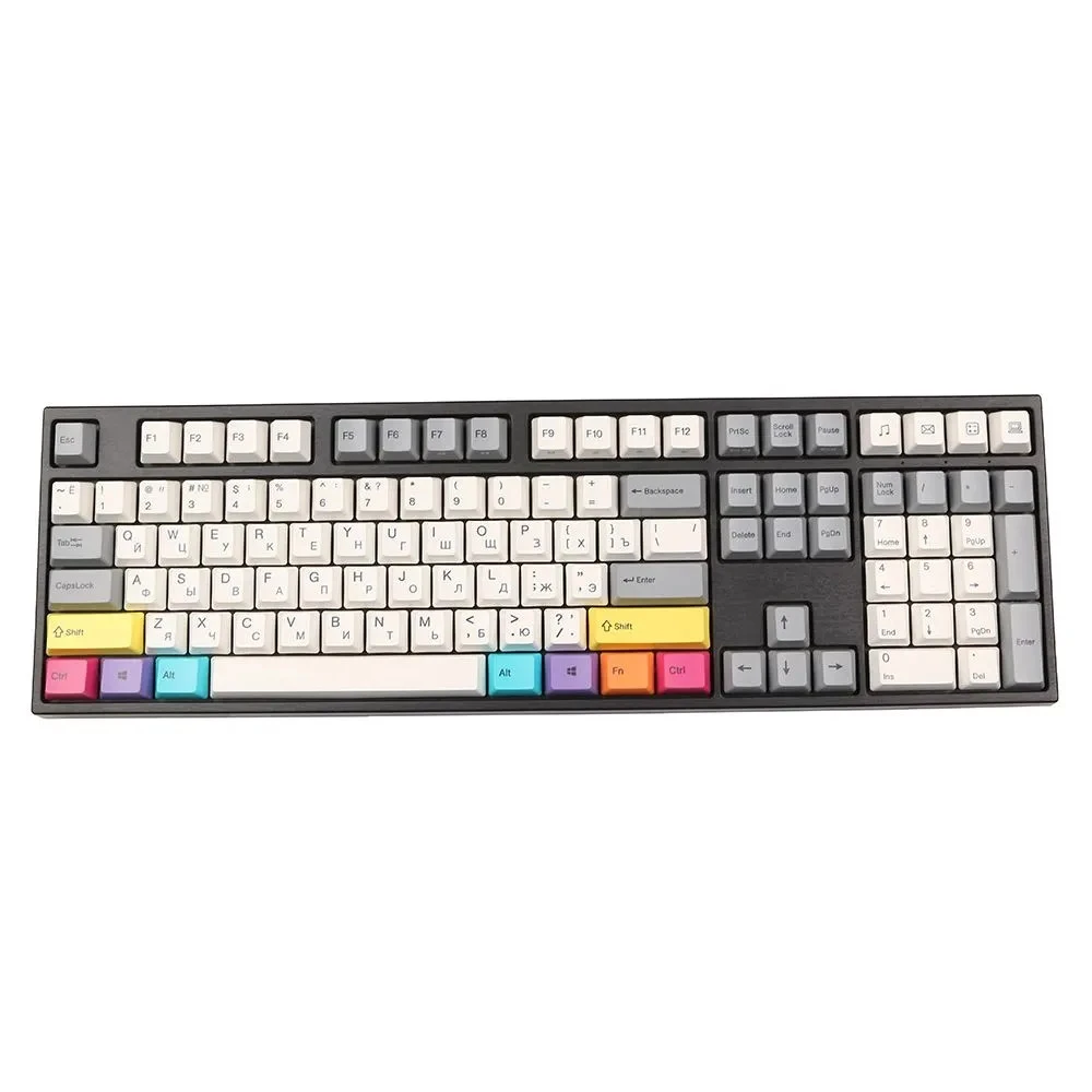 Клавиатура Varmilo CMYK, VPM108, Varmilo EC V2 Sakura, Wired, Gaming, Black, USB 306832 Проводная, USB