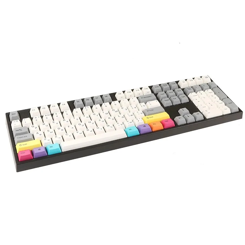 Клавиатура Varmilo CMYK, VPM108, Varmilo EC V2 Sakura, Wired, Gaming, Black, USB 306832 Проводная, USB