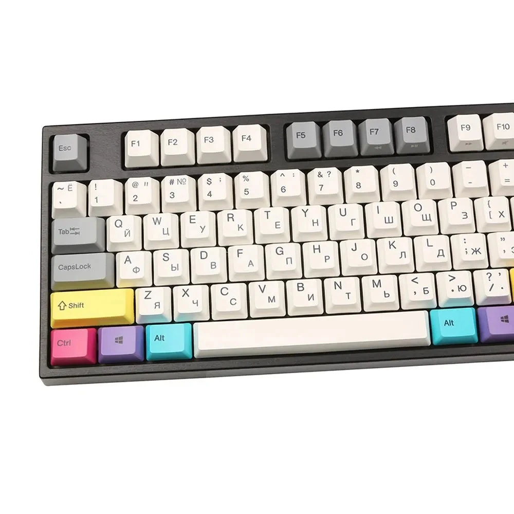 Клавиатура Varmilo CMYK, VPM108, Varmilo EC V2 Sakura, Wired, Gaming, Black, USB 306832 Проводная, USB