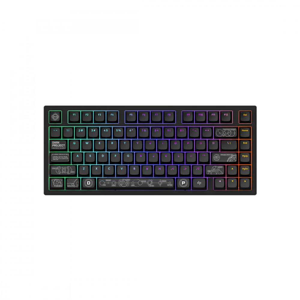 Клавиатура Dark Project ALU81A Terra Nova Black DPKB_NOVA_81_ANSI_BLACK_UA Беспроводная, Bluetooth