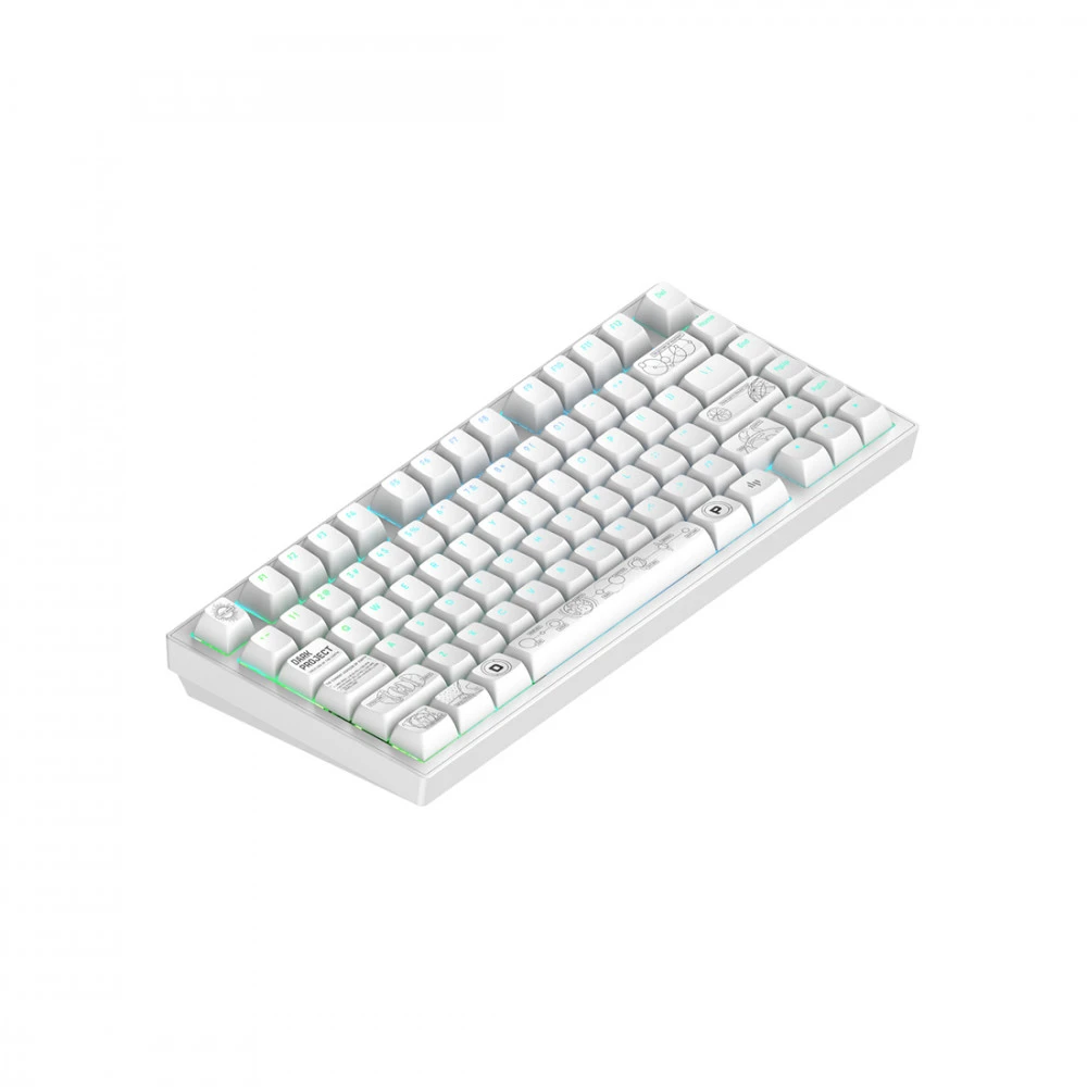 Клавиатура Dark Project ALU81A Terra Nova White DPKB_NOVA_81_ANSI_WHITE_UA Беспроводная, Bluetooth