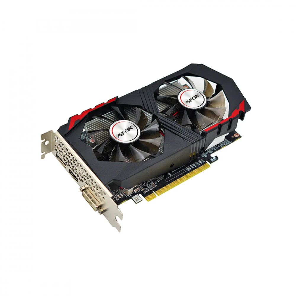 Видеокарта AFOX GTX1050Ti GAMING 4GB D5 Dual Fan AF1050TI-4096D5H7-V9 4 ГБ