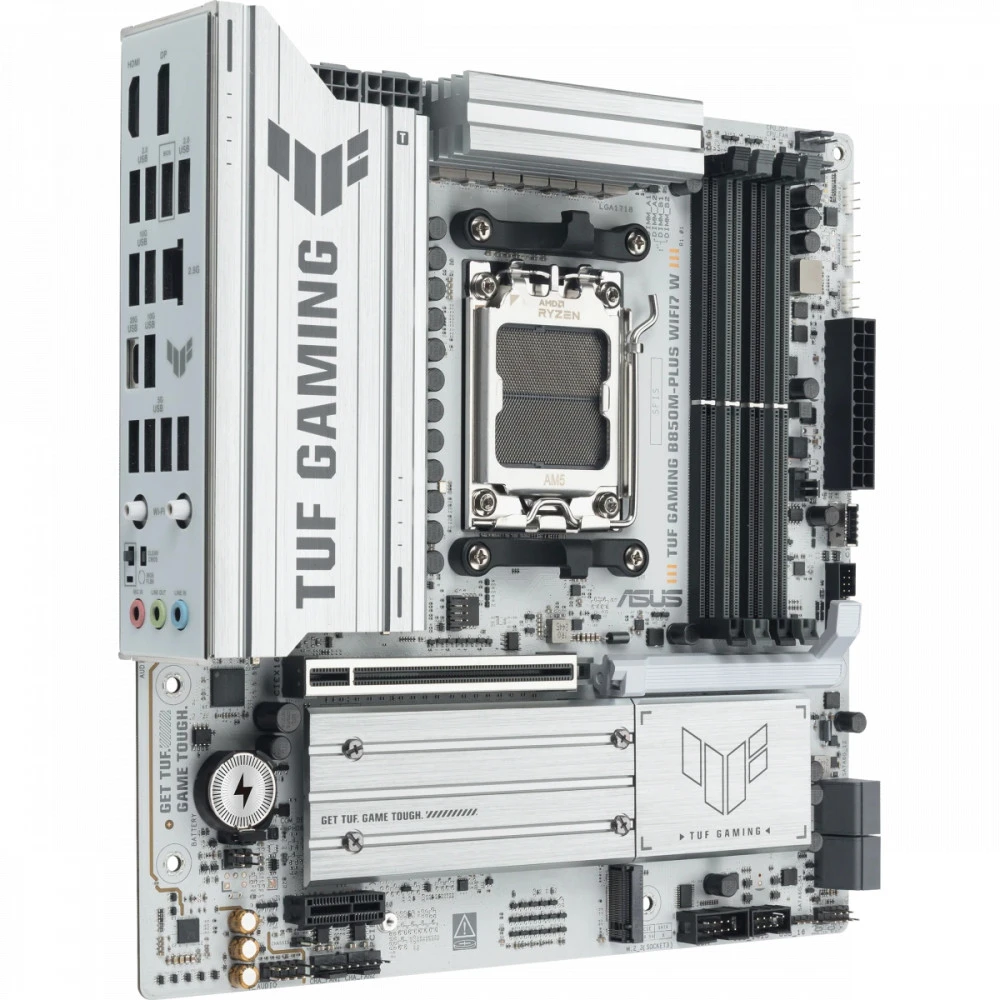 Материнская плата Asus TUF GAMING B850M-PLUS WIFI7 W Micro-ATX, AMD AM5