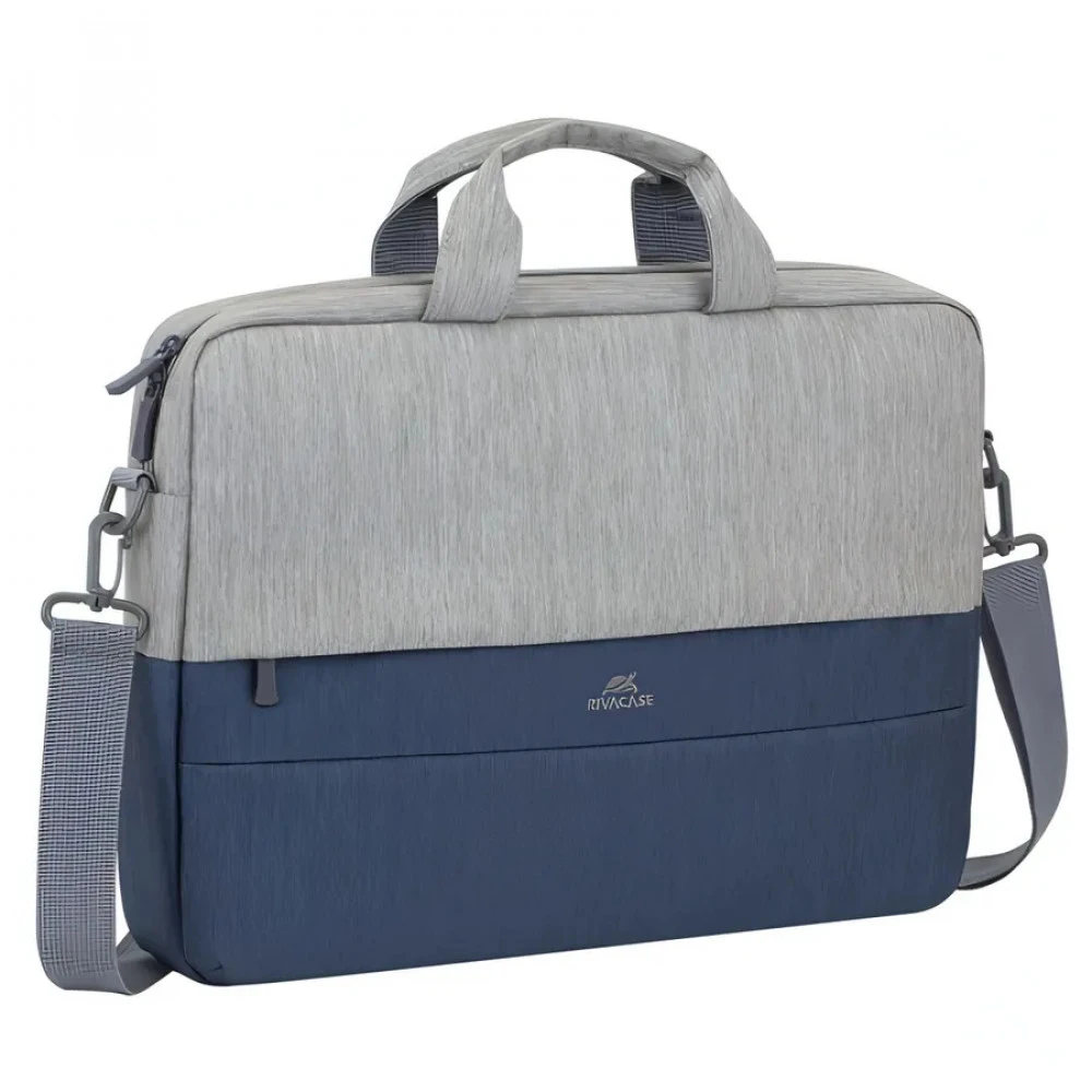 Сумка для ноутбука RIVACASE 7532 Grey/Dark Blue 7532 grey/dark blue 15.6