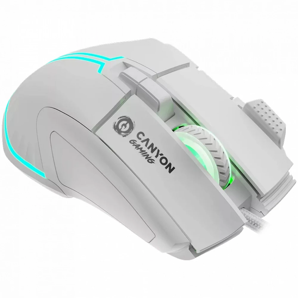 Мышь Canyon Fortnax GM-636 RGB 9buttons Wired White CND-SGM636W