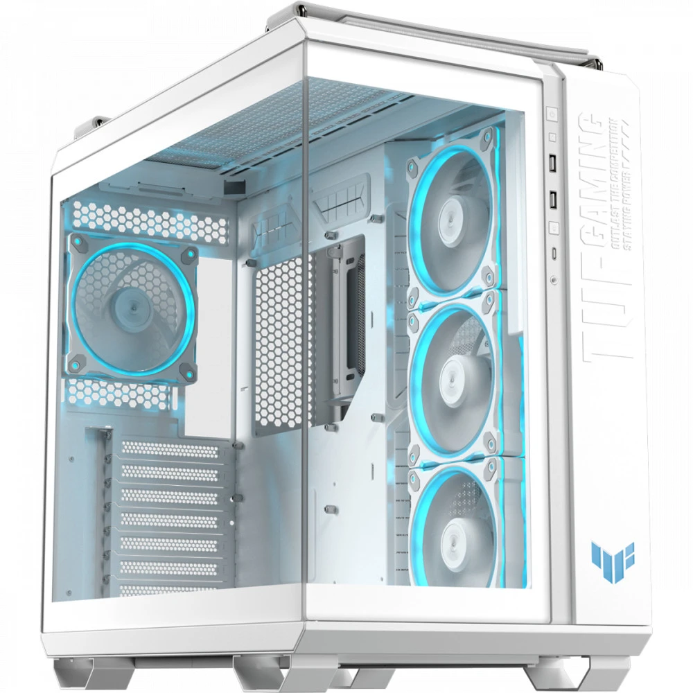Корпус Asus TUF GAMING GT502 HORIZON TG ARGB WHITE Mid-Tower