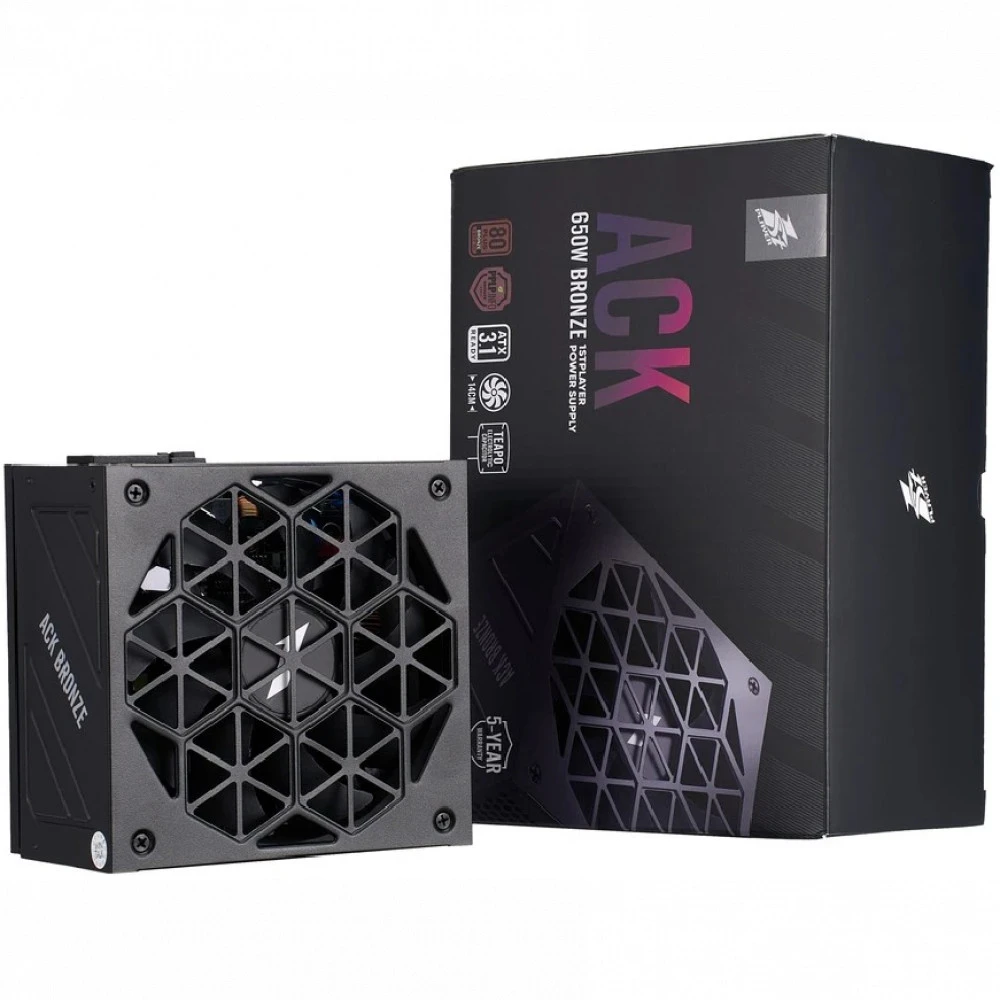 Блок питания 1STPLAYER HA-650AA2 Black HA-650AA2-Black 650 Вт