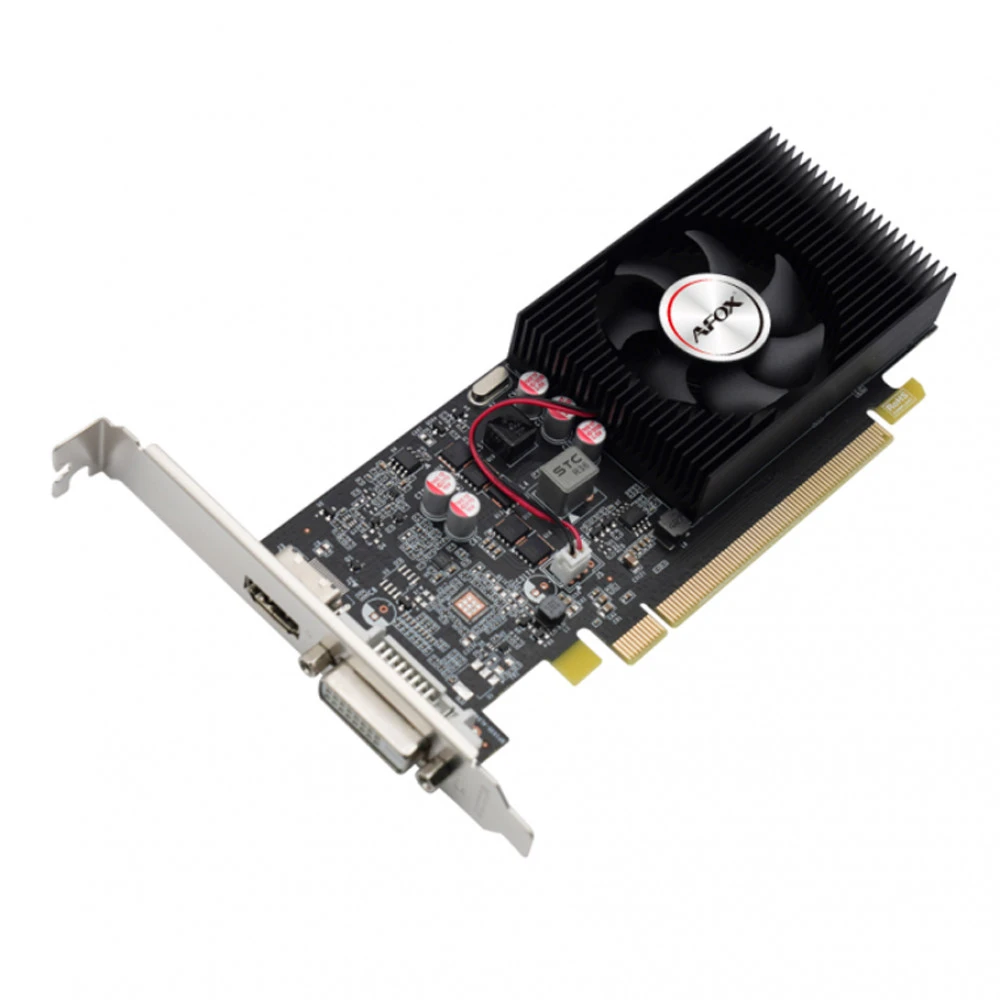 Видеокарта AFOX GT1030 4GB D4 LP Single Fan AF1030-4096D4L2 4 ГБ