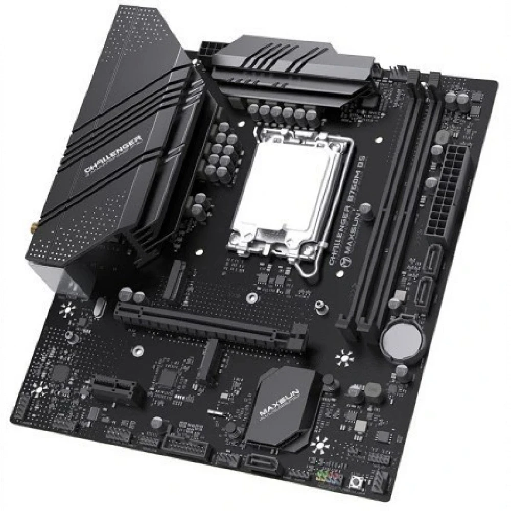 Материнская плата Maxsun Challenger B760M D5 WIFI MS-Challenger B760M D5 WIFI Micro-ATX, LGA 1700