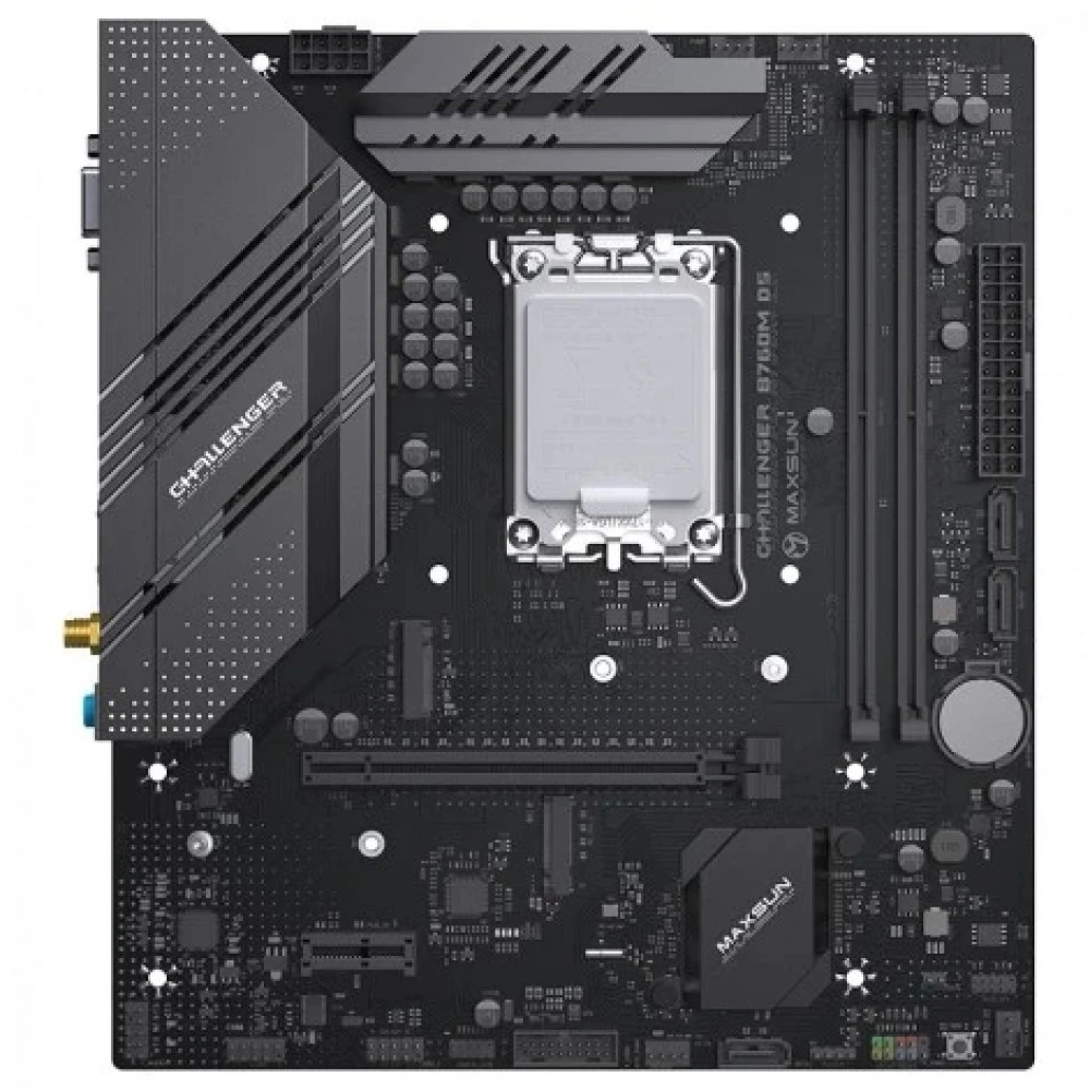 Материнская плата Maxsun Challenger B760M D5 WIFI MS-Challenger B760M D5 WIFI Micro-ATX, LGA 1700