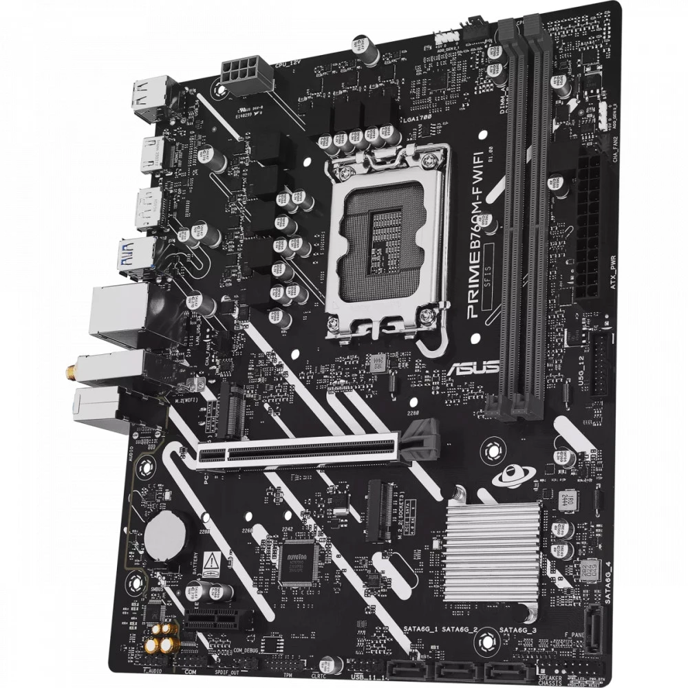 Материнская плата Asus PRIME B760M-F WIFI Micro-ATX, LGA 1700