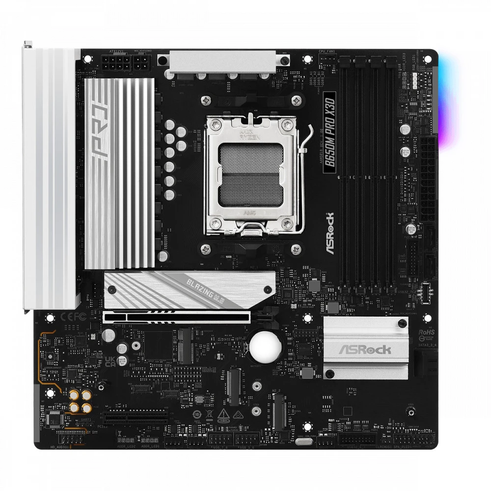 Материнская плата ASRock B650M PRO X3D Micro-ATX, AMD AM5