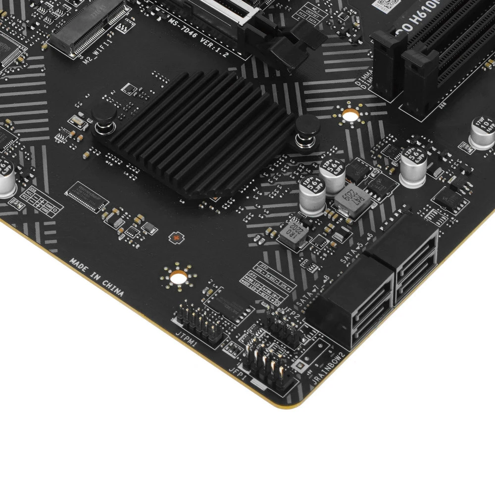 Материнская плата MSI PRO H610M-B Micro-ATX, LGA 1700