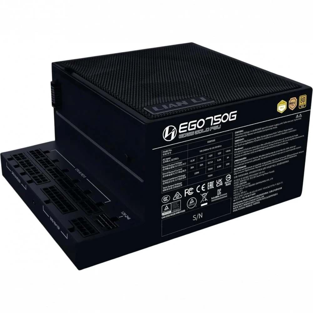 Блок питания Lian Li EDGE750G Black G9P.EG0750G.B000.EU 750 Вт