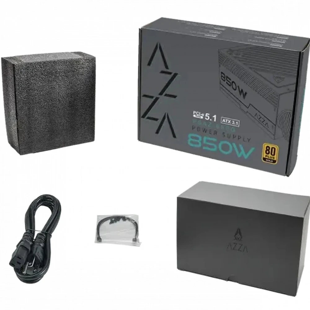 Блок питания AZZA PSAZ-850G (ATX 3.1) 850 Вт