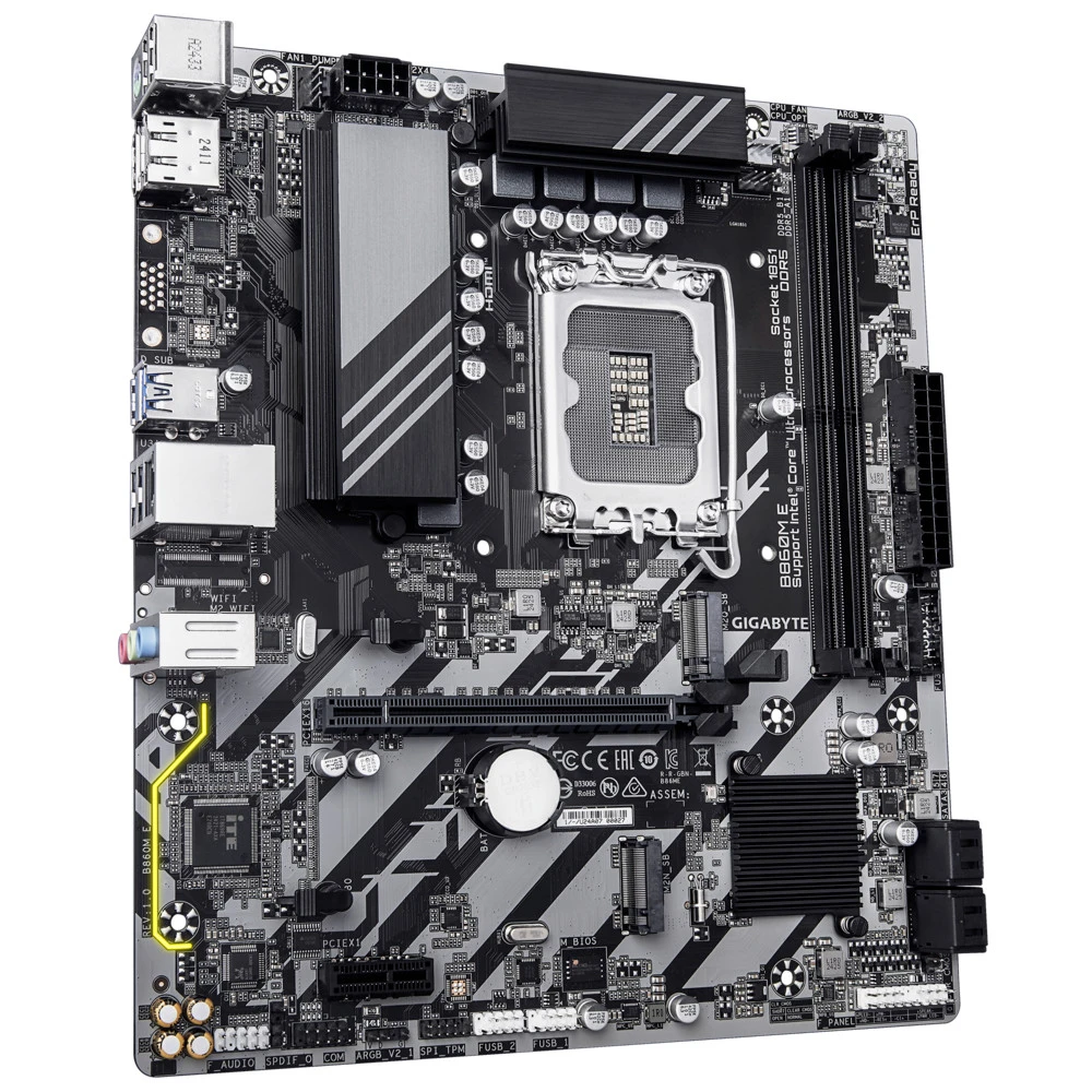 Материнская плата Gigabyte B860M E Micro-ATX, LGA 1851