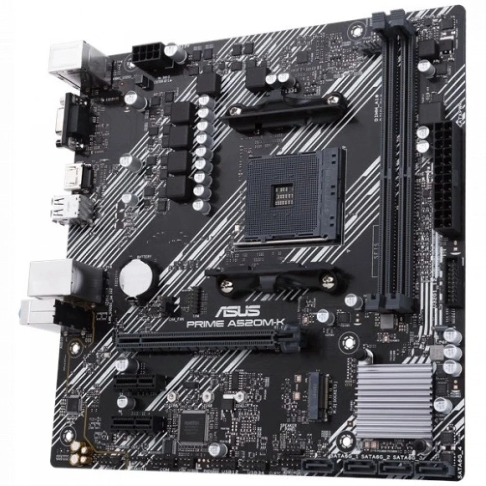 Материнская плата Asus PRIME A520M-K 90MB1500-M0EAY0|| Micro-ATX, AMD AM4