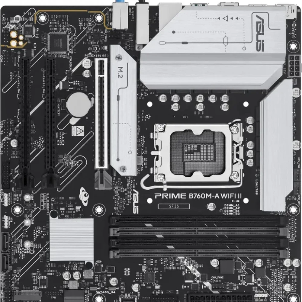Материнская плата Asus Prime B760M-A Wifi II PRIME B760M-A WIFI II Micro-ATX, LGA 1700