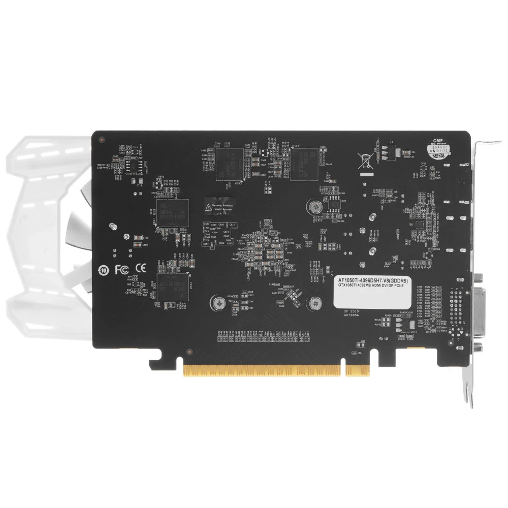 Видеокарта AFOX GeForce GTX 1050 Ti AF1050TI-4096D5H7-V8|| 4 ГБ