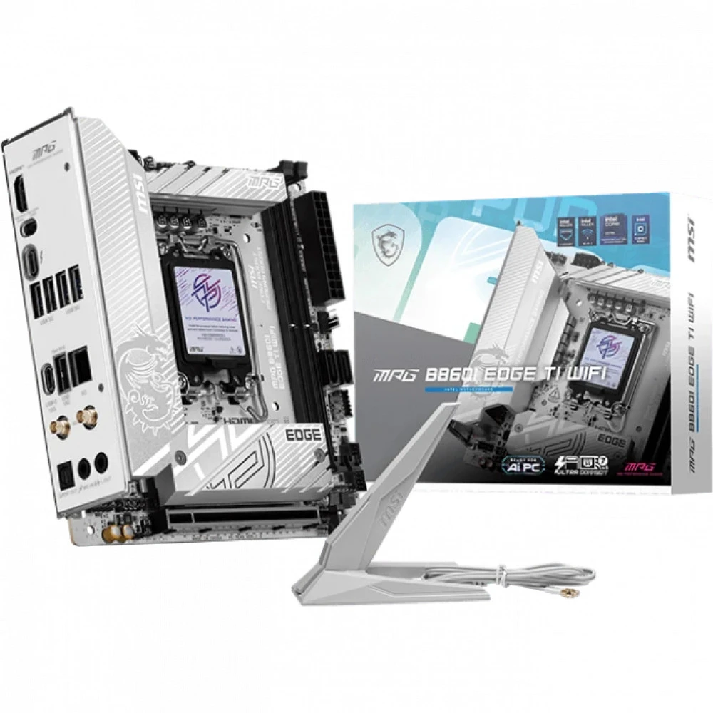 Материнская плата MSI MPG B860I EDGE TI WIFI Mini-ITX, LGA 1851