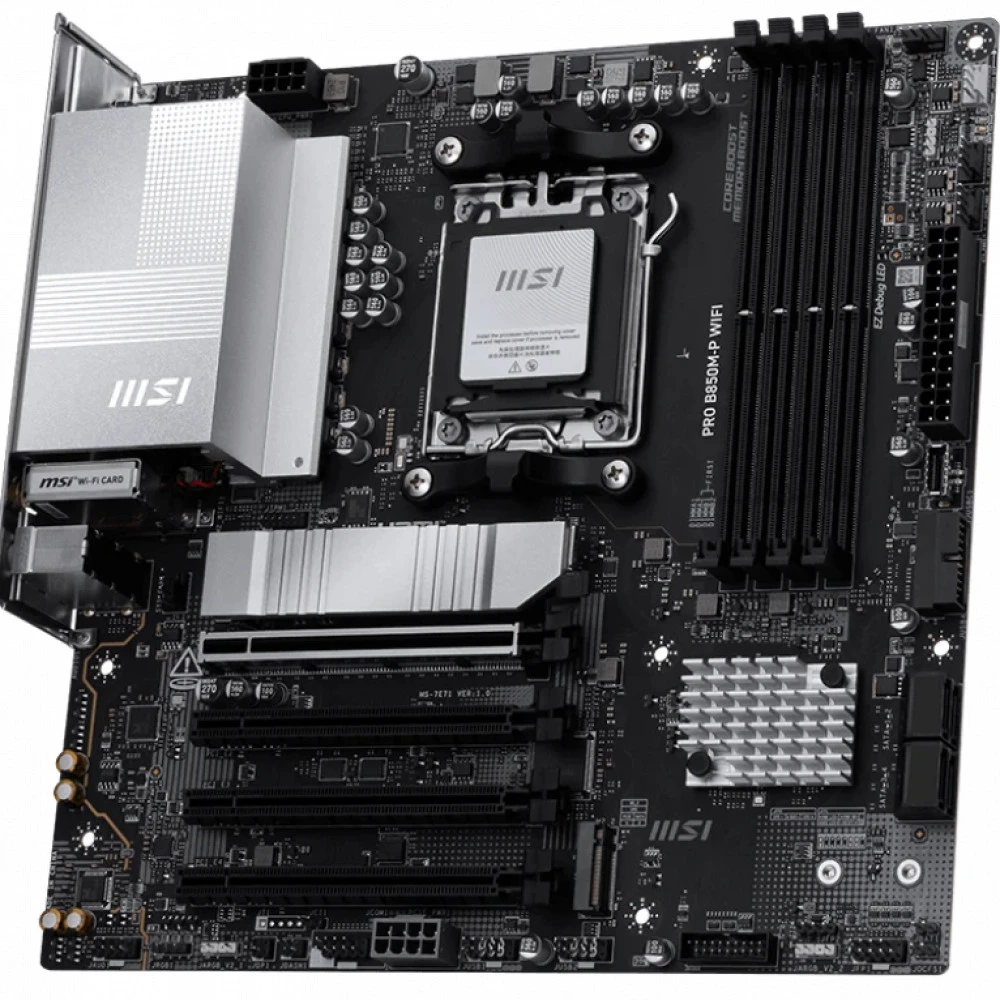 Материнская плата MSI PRO B850M-P WIFI Micro-ATX, AMD AM5