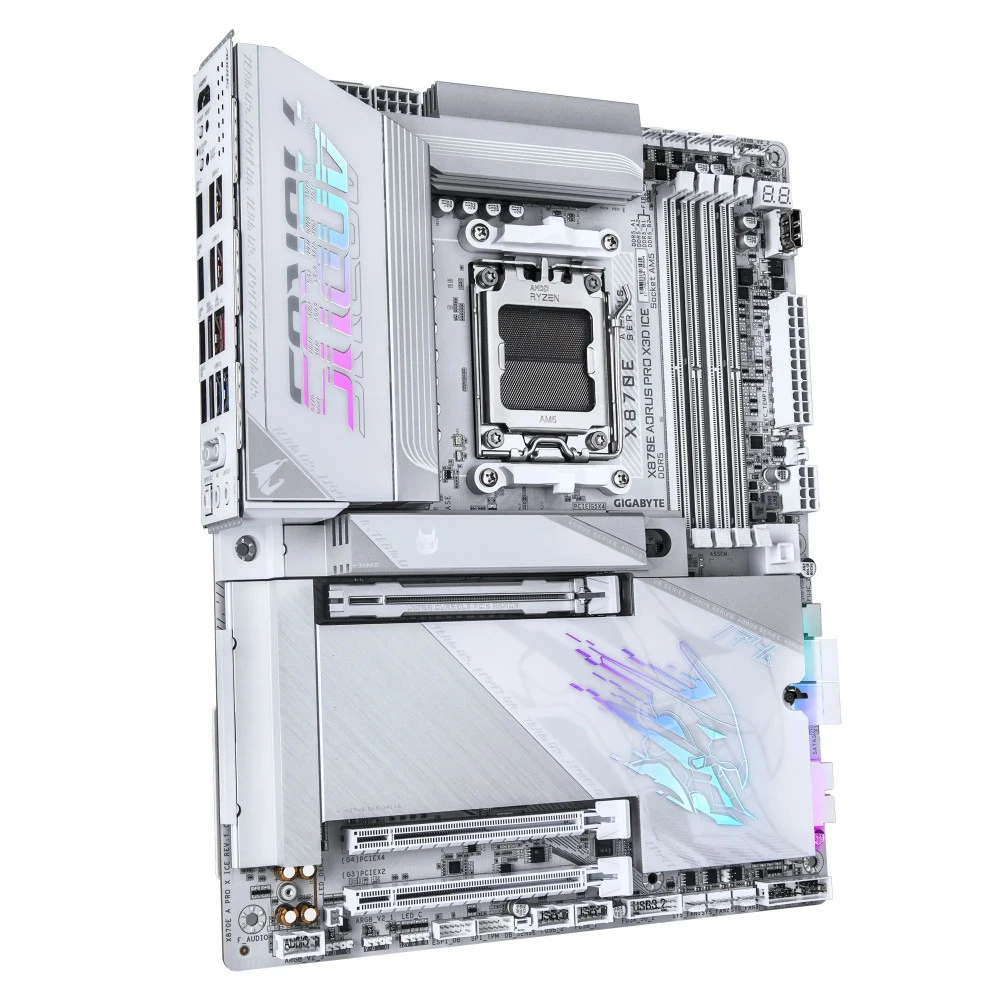 Материнская плата Gigabyte X870E Aorus Pro X Ice rev. 1.0 ATX, AMD AM5